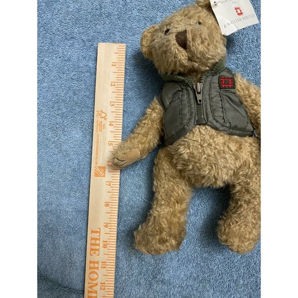 English Heritage Teddy Bear Cuthbert 10" Custodian Green Vest Plush - Picture 7 of 7